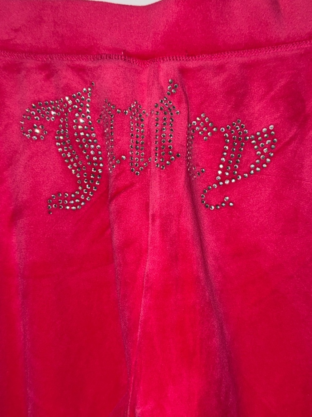 Hot Pink Juicy Couture Velour Hoodie & Pants Set XL - Picture 7 of 9